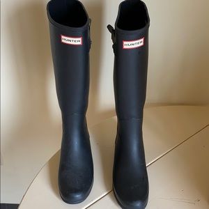 Tall Hunter rain boots